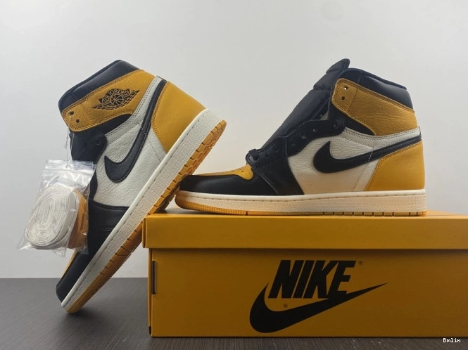 Bmlin High Toe 555088-711 1 Air Yellow Jordan OG 0709